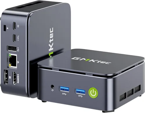GMKtec Mini computadora de PC, G10 Ryzen 5 3500U (Beats N150/4300U/3200U), 16GB RAM 256GB SSD 2.5GbE NIC LAN Escritorio Oficina Hogar Negocios HTPC,