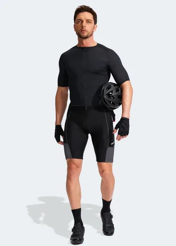 Miniatura 6 de Bikewa - Pantalones cortos de ciclismo para hombre, con acolchado 3D, para ciclismo de carretera o ciclismo de montaña, FPU 50+, bolsillos