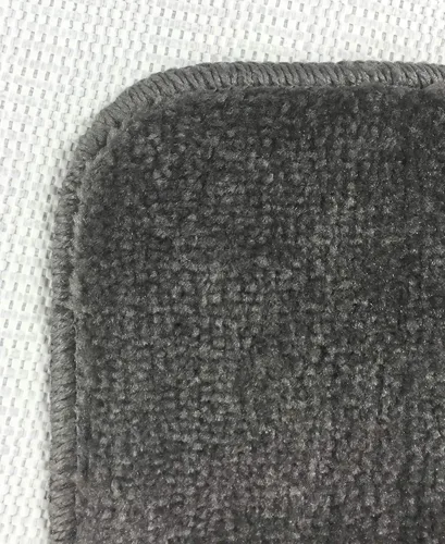 Miniatura 8 de RugStylesOnline Euro Collection - Alfombras de color sólido con parte trasera de goma antideslizante, lavable a máquina, más opciones de color Gris