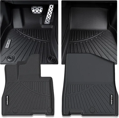 Alfombrillas delanteras para KIA Carnival Gas 2026 2025 2024 2023 2022 (no híbridas) forros de goma TPE para todo tipo de clima, impermeables, sin
