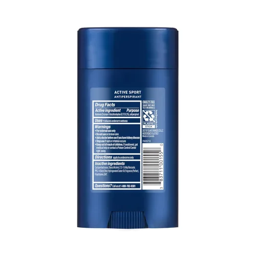 Miniatura 9 de Suave Active Sport - Desodorante antitranspirante para hombre, aroma a bergamota y madera todo el día, para protección contra el olor y la humedad