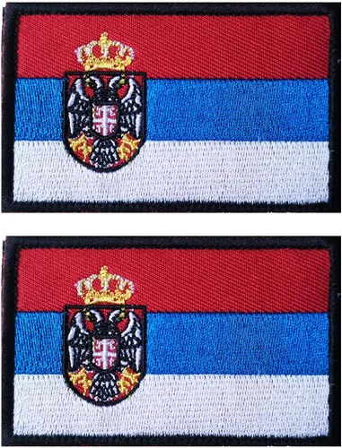 Miniatura 142 de 2 parches de bandera de Japón de AliPlus bordados tácticos militares moral parche apliques gancho y bucle