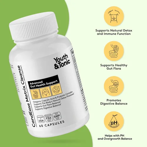 Miniatura 2 de Youth & Tonic CandEase Matrix Pills & Kidney Cleanse Paquete de 2 unidades Apoya la limpieza corporal y mantiene la salud del tracto urinario