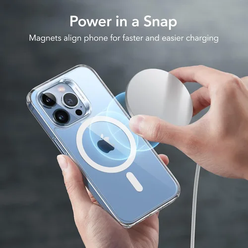 Miniatura 4 de ESR Funda para iPhone 13 Pro, compatible con MagSafe, protección de grado militar a prueba de golpes, resistente al amarillamiento, funda magnética