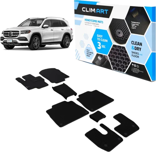 Miniatura 16 de CLIM ART WaterTrap FL011417021 - Alfombrillas de automóvil de ajuste personalizado para Honda CR-V 2017-2022, primera y 2ª fila, alfombrillas