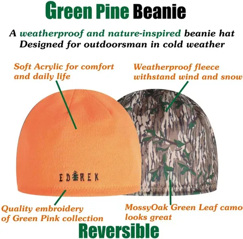 Miniatura 5 de Gorro de invierno resistente a la intemperie Gorro reversible impermeable y resistente al viento Sombrero de calavera para senderismo