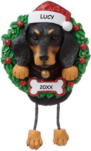 Miniatura 19 de Adorno de Navidad personalizado para mascotas de raza de perro (Beagle)