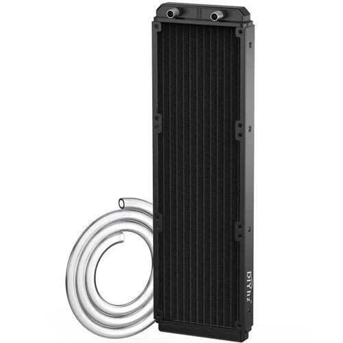 Miniatura 15 de Radiador de Refrigeración por Agua para Computadora, Intercambiador de Calor de Aluminio de 12 Tubos, Radiador de Refrigeración Líquida, Disipador