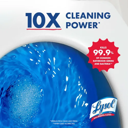 Miniatura 4 de Lysol Limpiador de inodoro, suministros de limpieza de baño de máxima resistencia, limpiador de taza de inodoro en gel adherente, esencial