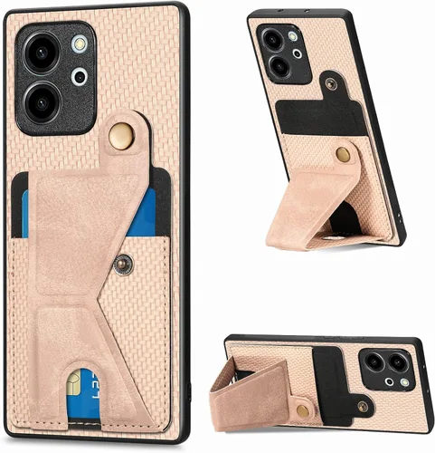 Miniatura 241 de Funda para Xiaomi Poco M5s 4G, Funda para Redmi Note 10 4G / Note 10S 4G / Note 11 SE (India) Funda de cuero PU ranuras para tarjetas Soporte