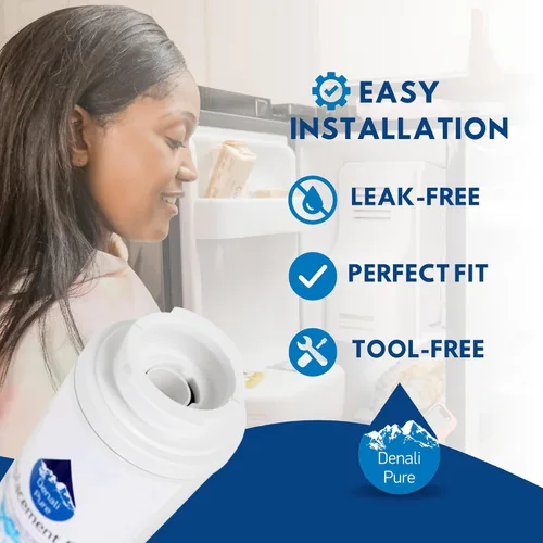 Miniatura 6 de Filtro de agua de repuesto para refrigerador AFD2535DEW - Compatible con el cartucho de filtro de agua para refrigerador UKF8001AXX
