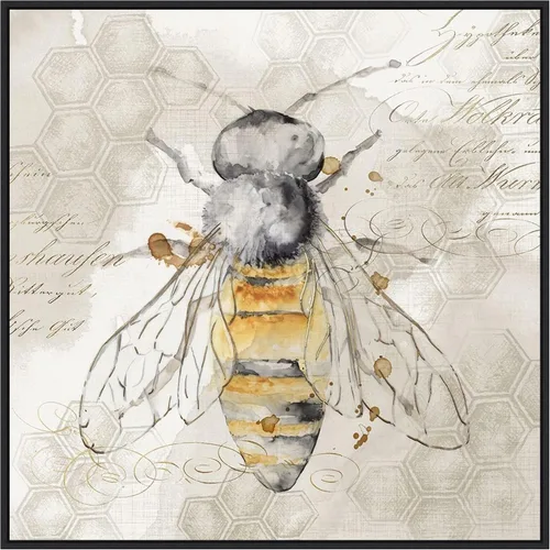 Miniatura 14 de Amanti Art Lienzo enmarcado para pared, 16 x 16 pulgadas, abeja reina II por Eva Watts, lienzo enmarcado para pared, obras de arte de animales