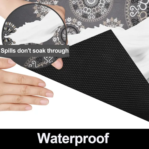 Miniatura 2 de AiBOB Tapete impermeable para debajo del fregadero, forros absorbentes de secado rápido para fregadero que protegen los gabinetes, forros duraderos
