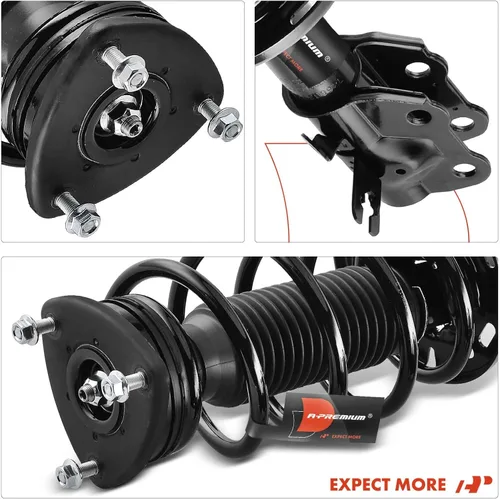 Miniatura 7 de A-Premium Par delantero (2) conjunto completo de puntal y resorte helicoidal compatible con Mazda 6 2014 2015 2016 2017, lado del conductor