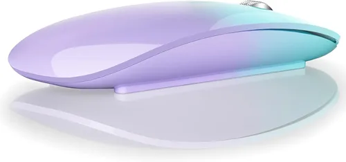 Miniatura 14 de TENMOS M18 Mouse Bluetooth, Mouse inalámbrico recargable USB C, Mouse silencioso de triple modo (Bluetooth dual+USB) para computadora, portátil