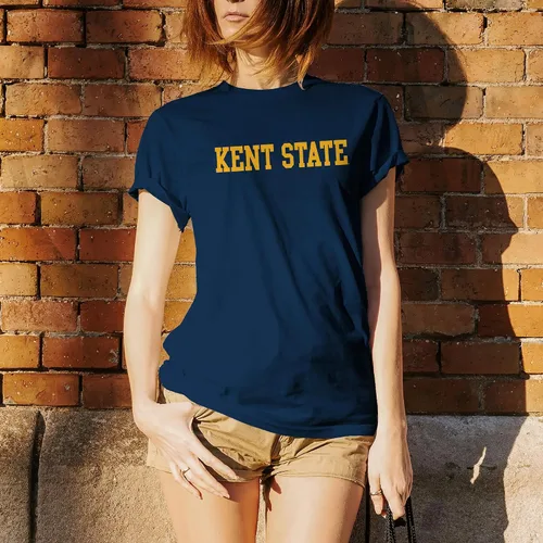 Miniatura 5 de Kent State Golden Flashes Basic Block, Team Color T Shirt, College, University