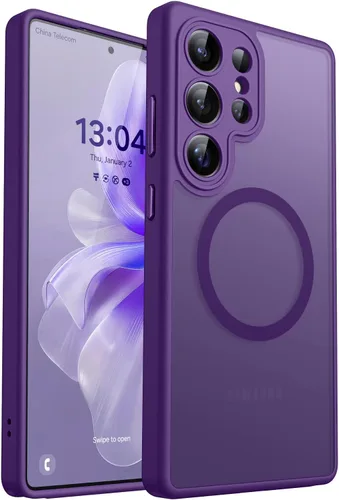Miniatura 84 de CANSHN Funda diseñada para Samsung Galaxy A16-5G [protección completa de la cámara] [compatible con Magsafe] funda protectora trasera translúcida