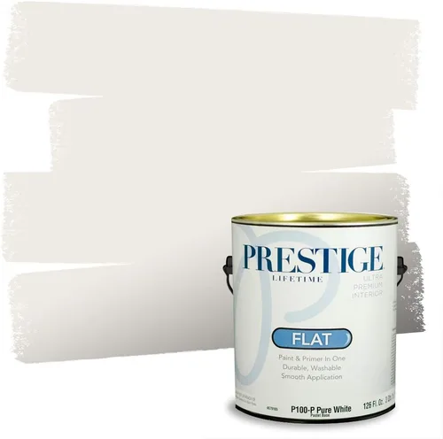Miniatura 145 de PRESTIGE Paints - Pintura interior e imprimación en uno, 1 galón, cáscara de huevo, pimienta envejecida