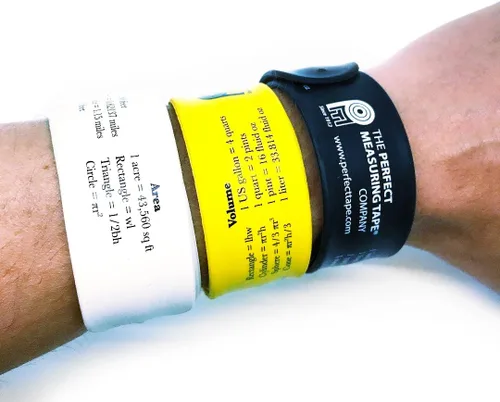 Miniatura 3 de Perfect Measuring Tape - Regla a presión de pulsera - Banda métrica de silicona para pulsera - Dos caras