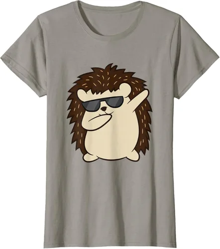 Miniatura 77 de Dabbing Hedgehog Funny Hedgehog Camiseta S