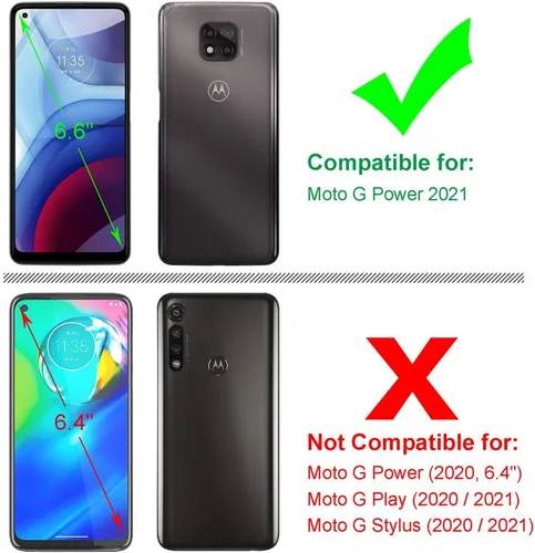Miniatura 2 de Funda transparente para Motorola Moto G Power (2021) [No para Moto G Power 2020] [Elephant]