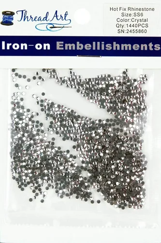 Miniatura 20 de Estrás para aplicar con calor - 6SS, 10SS, 16SS, 20SS, 30SS - 32 colores Iron-on hotfix rhinestones - add brilliant sparkle to apparel, denim