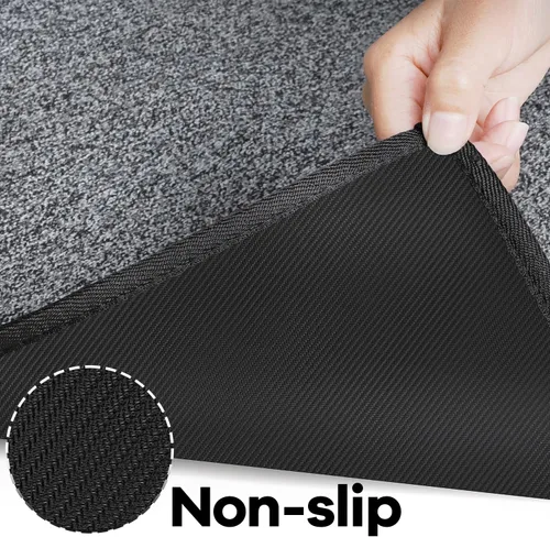 Miniatura 3 de AREDO Alfombra de pasillo con parte trasera de goma antideslizante, alfombra de piso suave lavable para cocina, pasillo, entrada