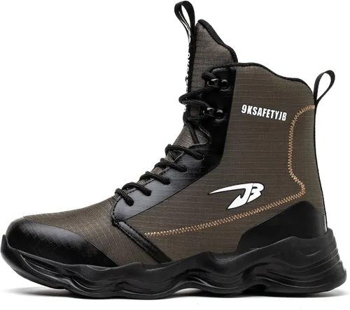 Miniatura 2 de ORISTACO Botas de tenis con punta de acero, transpirables, ligeras, atléticas, para el trabajo