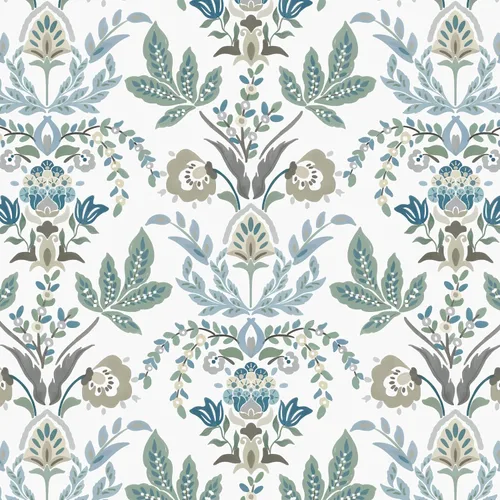Miniatura 27 de Dimoon Papel tapiz de 78.7 x 17.3 pulgadas, papel de contacto para despegar y pegar, papel tapiz bohemio beige, marrón, floral, extraíble