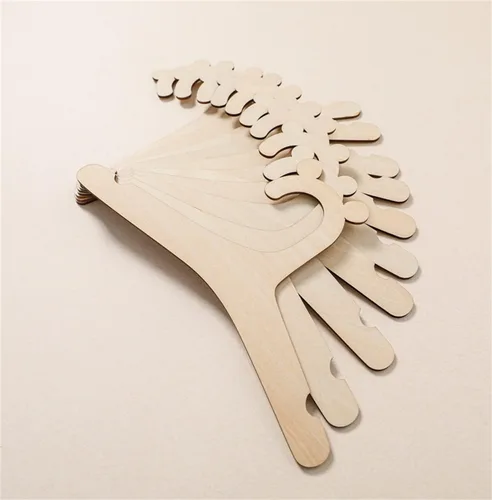 Miniatura 3 de Percha de madera ecológica para recién nacidos, para ropa de bebé, ganchos de madera para colgar ropa, juego de 20 piezas (9 pulgadas)