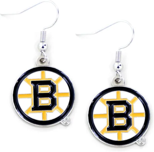 Miniatura 4 de aminco NHL womens NHL Logo Dangler Earrings