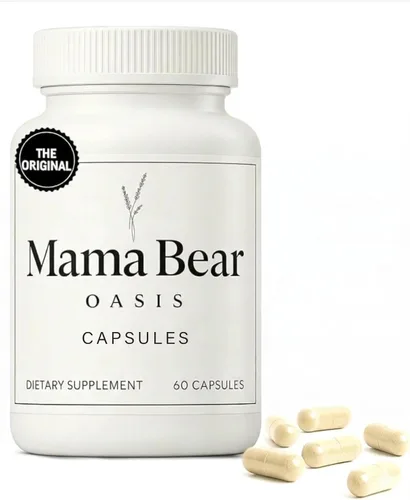 Mama Bear Oasis Cápsulas de apoyo nervioso para neuropatía – Vitaminas nerviosas avanzadas y fórmula de reparación – Mezcla de refuerzo de movilidad