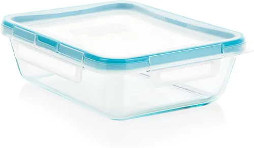 Set completo de recipientes de plástico Snapware, Rectangle, Transparente