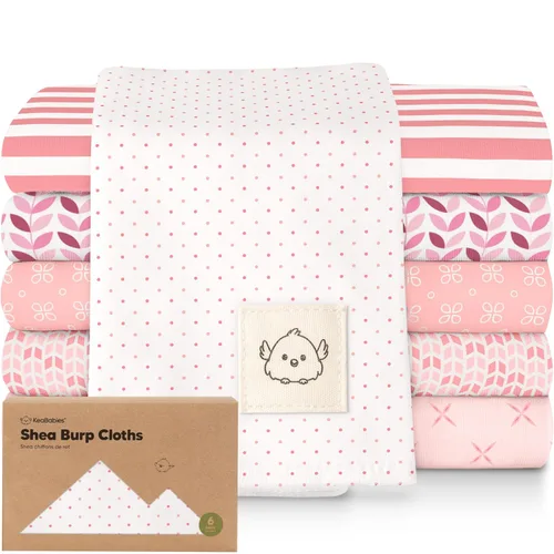 Miniatura 19 de Paños orgánicos para bebés niño y niña - Juego de 6 toallas grandes de algodón para eructar, paños para baba, súper absorbentes, ultra suaves