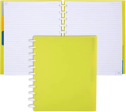 Miniatura 88 de Talia - Cuadernos de notas con tapas, planificador, personalizables, (Azul de Verano, Junior (5.5 pulgadas x 8.5 pulgadas)) Azul verano