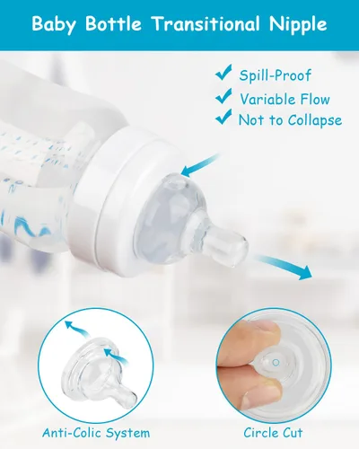 Miniatura 3 de Tetina de silicona para biberones anti-cólicos Philips Avent, Flujo 3, 3m+, flujo rápido, 4