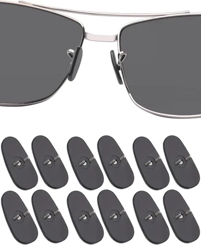 Miniatura 27 de DROGO Almohadillas de nariz de repuesto de silicona suave para gafas de sol RayBan RB3025/RB3026, antideslizantes, agradables a la piel