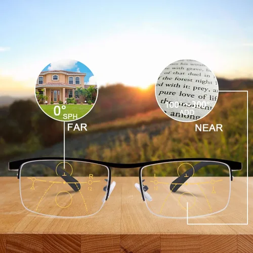 Miniatura 3 de Progressive Multifocus Reading Glasses Blue Light Blocking Multifocal Computer Readers for Men and Women Eyeglasses