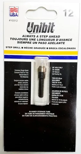 Miniatura 22 de Irwin Tools UniBit broca escalonada de 3/16 in a 1/2 in