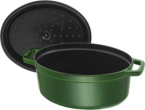 Miniatura 2 de STAUB Cocotte oval 33cm al basilico Albahaca