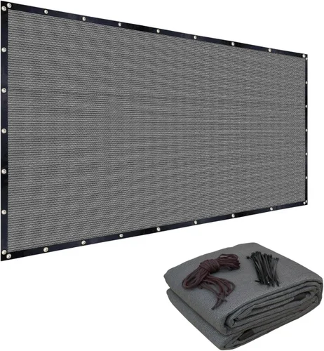 Miniatura 42 de FAIR WIND - Tela de Sombra 90% de Protección Solar, Pantalla de Privacidad, Cobertura para Patio, Toldo con Ojales, Red de Sombra para Jardín, Gris