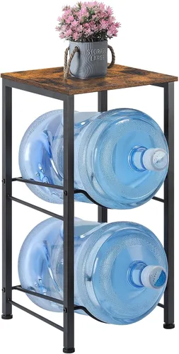 LIANTRAL Organizador de Botellas de Agua de 5 Galones con Estante de Almacenamiento, Soporte para Jarra de Agua, Estante para Jarra de Agua, Soporte
