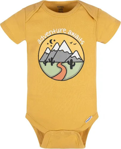 Miniatura 3 de Gerber - mameluco de manga corta unisex para bebé paquete de 8