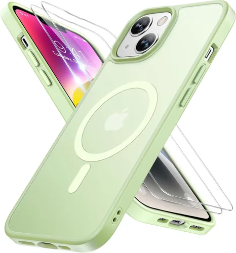 Miniatura 133 de Miracase Funda diseñada para iPhone SE 2022/SE 2020/7/8, funda multicolor de silicona a prueba de golpes (rojo)