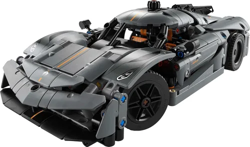 Miniatura 4 de LEGO Technic Koenigsegg Jesko Absolut - Hiperauto gris, juego de construcción de autos deportivos para niños y niñas, carreras de vehículos