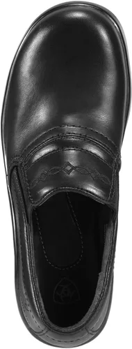 Miniatura 4 de Ariat Expert Safety Clog SD Composite Toe Shoe - Zuecos de trabajo de cuero negro para mujer