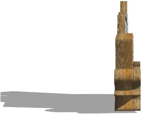 Miniatura 2 de Imán de Wilmington para nevera de madera 3D, monumentos de viaje, coleccionables, recuerdos, decoración hecha a mano