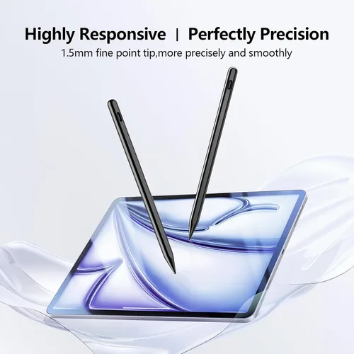 Miniatura 2 de Stylus Pen Carga Rápida 2X Lápiz Activo Compatible con Apple iPad Pro 11"/12.9"/M4 2018-2025, iPad Air 3/4/5/M2/M3, iPad 6-11, iPad mini 5/6