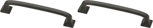 Miniatura 17 de Franklin Brass (Paquete de 10) – Manijas de gabinete de hierro suave, centro de agujero de 5-1/16 pulgadas, tiradores para cajones, puerta de Metal