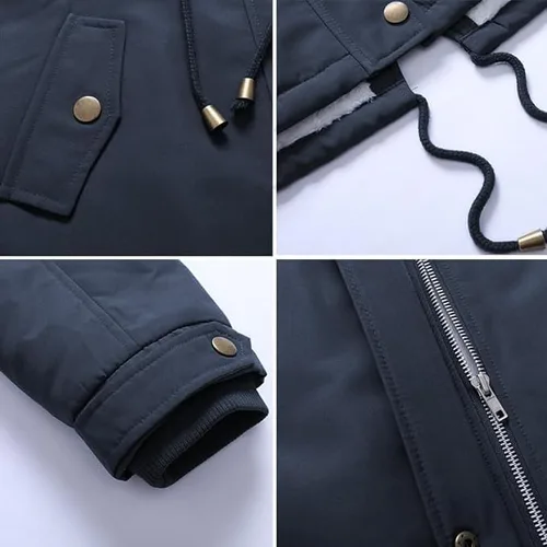 Miniatura 5 de BVNVC Abrigos de invierno con capucha para mujer, abrigo de nieve de invierno, chaquetas de snowboard de montaña, parka de forro polar aislado